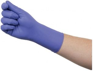 ANSELL-Hand-Schutz, Einweg-Nitril-Untersuchungs-Einmal-Handschuhe, MICROFLEX, 93-853, blau