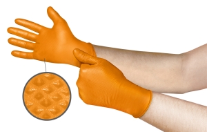 ANSELL-Nitril-Handschuhe, Puderfrei, Beidh�ndig tragbar, Wandst�rke: 0,13 mm, L�nge: 240 mm
