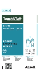 ANSELL-Hand-Schutz, Einweg-Nitril-Untersuchungs-Einmal-Handschuhe, TOUCHNTUFF, 93-700, gr�n