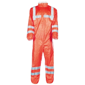 F-TYVEK-Hygiene, Einweg-Overall, Schutzanzug, Einmal-Schutzoverall, *TYVEK 500HV*, orange