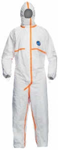 F-TYVEK-Hygiene, Einweg-Overall, Schutzanzug, Einmal-Schutzoverall, *TYVEK 800 J*, wei�