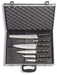 DICK-Koch-Schlachter-Werkzeug, Magnetkoffer Premier Plus mit Kochmesser, 6-teilig
