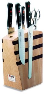 DICK-Koch-Schlachter-Werkzeug, Design Magnet-Messerblock Premier Plus, 5-teilig