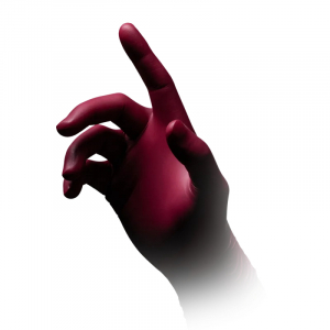AMPRI-Hygiene, Einweg-Nitril-Einmal-Untersuchungs-Handschuhe, STYLE GRAPE, puderfrei, bordeaux, Pkg  100 Stck, VE = 10 Pkg.