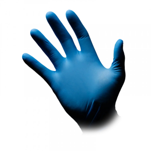 AMPRI-Hygiene, Einweg-Nitril-Einmal-Untersuchungs-Handschuhe, BLUE COMFORT, puderfrei, blau, Pkg � 100 St�ck, VE = 10 Pkg.
