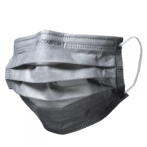 AMPRI-Med-Comfort-Platinum Mundschutz 4-lg., grau