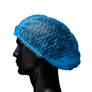 AMPRI-Hygiene, Einweg-Klipphauben, Einmalhauben, MED COMFORT, blau, VE = 100 Stck