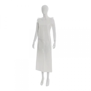 AMPRI-Hygiene, Einweg-PE-Sch�rzen, Einmalsch�rzen, heavy, MED COMFORT, glatte Oberfl�che, 75 x 140 cm, wei�, VE = 50 St�ck