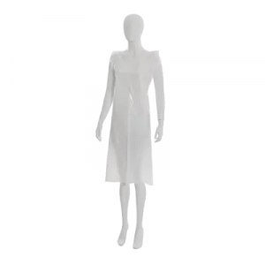 AMPRI-Hygiene, Einweg-PE-Sch�rzen, Einmalsch�rzen, heavy, MED COMFORT, glatte Oberfl�che, 75 x 120 cm, wei�, VE = 50 St�ck