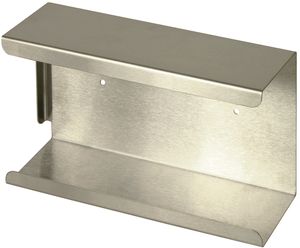 AMPRI-Hand-Schutz, Handschuh-Dispenserhalter Edelstahl, VE = 15 St�ck, Innenma�e: 250 x 135 x 95 mm