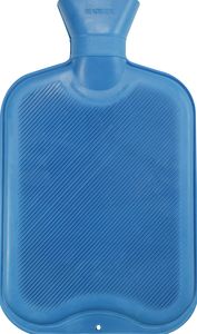 AMPRI-Hygiene, Wrmflasche mit Schraubverschluss, aus Gummi, 2 Liter, VE = 1 Stk/Beutel, blau