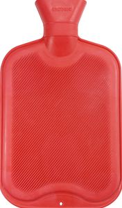 AMPRI-Hygiene, Wrmflasche mit Schraubverschluss, aus Gummi, 2 Liter, VE = 1 Stk/Beutel, rot