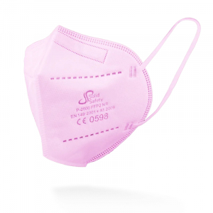 AMPRI-SolidSafety Filtrierende Halbmaske FFP2 NR, Box � 5 Stk., pink