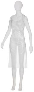 AMPRI-Hygiene, Einweg-PE-Sch�rzen, Einmalsch�rzen, MED COMFORT PLUS, geh�mmert, wei�, VE = 100 St�ck