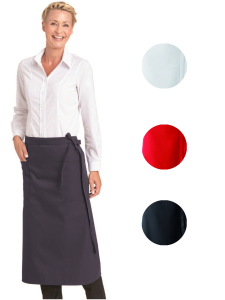 LEIBER-Jobwear, Bistroschrze, Gastro-Arbeits-Berufs-Schrze, Vorbinder, ca. 215g/m, marine