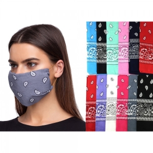 UNIVERSAL-Hygiene, Gesichts-Maske „Bandana“, Selbstanfertigung, VE = 12 Stk.