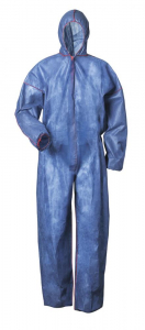 F-TECTOR-Hygiene, Einweg-Overall, Schutzanzug, Einmal-Schutzoverall, *LANKWITZ*, blau