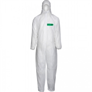 ASATEX-Hygiene, CoverClean Einweg-Overall, Schutzanzug, Einmal-Schutzoverall, CC, weiss, VE = 50 Stk.