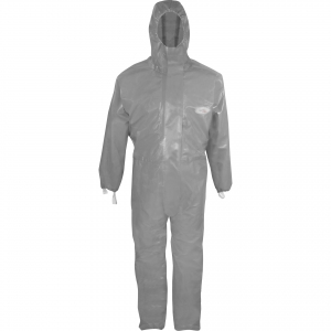 ASATEX-Hygiene, CoverChemPlus Chemikalien-Einweg-Overall, Schutzanzug, Einmal-Schutzoverall, CP300, grau, VE = 15 Stk.