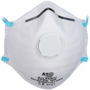 ASATEX-Hygiene, Atemschutz-Maske, Feinstaubmaske FFP2 NR D FMP2, weiss, VE = 200 St�ck