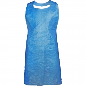 ASATEX-Einweg-Sch�rze PE-SCH20B, blau, VE = 10 Pkg � 100 Stk.