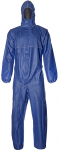 ASATEX-Hygiene, PROSHIELD 20 CHF5 Einweg-Overall, Schutzanzug, Einmal-Schutzoverall, POK-BASIC, blau, VE = 50 Stk.