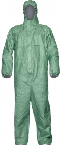 ASATEX-Hygiene, TYVEK 500 XPERT CHF5 Einweg-Overall, Schutzanzug, Einmal-Schutzoverall, TOKG, gr�n, VE = 25 Stk.
