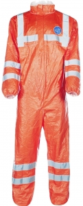 ASATEX-Hygiene, TYVEK 500 HV 125 Einweg-Overall, Schutzanzug, Einmal-Schutzoverall, TY500HV, leuchtorange, VE = 25 Stk.