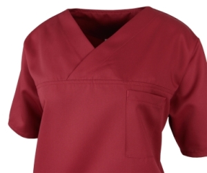 BEB-Schlupfkasack - Nature Unisex, weinrot