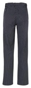 BEB-Jobwear, Herren-Kochhose, 195 g/m�, Nadelstreifen, schwarz/wei� 