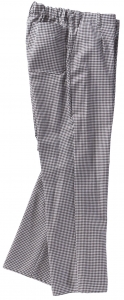 BEB-Jobwear, Herren-Kochhose, 230 g/m, schwarz/weiss-pepita
