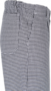 BEB-Jobwear, Herren-Kochhose, 230 g/m�, schwarz/weiss-pepita
