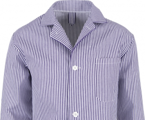 BEB-Jobwear, Herren-Food-HACCP-Fleischer-Arbeits-Berufs-Jacke wei�/marine 300 g/m�