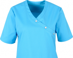 BEB-Jobwear, Damen-Schlupfkasack, Arbeits-Berufs-Kasack, azur