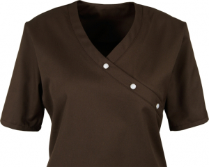 BEB-Jobwear, Damen-Schlupfkasack, Arbeits-Berufs-Kasack, 180 g/m, chocolate brown