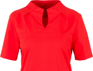 BEB-Jobwear, Damenkasack, Arbeits-Berufs-Kasack, Stretchgewebe, 150 g/m�, rot
