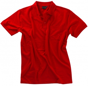 BEB-Jobwear, Poloshirt, Arbeits-Berufs-Freizeit-Shirt, Damen & Herren, 210-220 g/m, Premium, rot