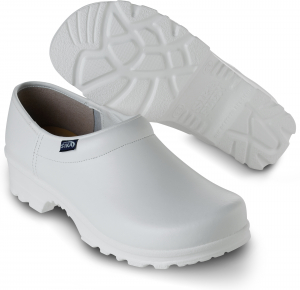 SIKA-Withe-Line, O2 -Arbeits-Berufs-Clogs, FLEX LBS, geschlossen, weiss