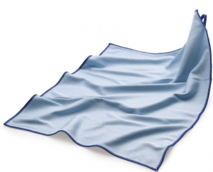 MEGA-CLEAN-Hygiene, Mikrofasertuch, Polier-/Geschirrtuch, blau