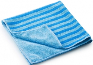 MEGA-CLEAN-Hygiene, Mikrofasertuch, Borstentuch, blau