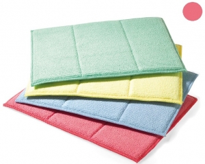 MEGA-CLEAN-Hygiene, Mikrofasertuch, Schwammtuch, rosa