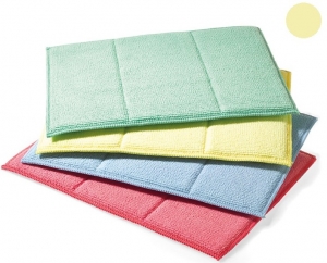 MEGA-CLEAN-Hygiene, Mikrofasertuch, Schwammtuch, gelb