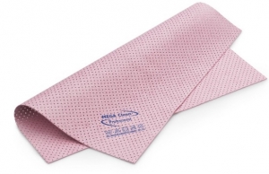 MEGA-CLEAN-Hygiene, Mikrofasertuch, Kunstledertuch, gelocht, das vegane MEGA Powertuch, rosa