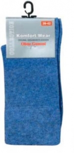 WOWERAT-Jobwear, Gesundheits-Socken, Baumwolle, Pkg.  3 Paar, jeansmelange