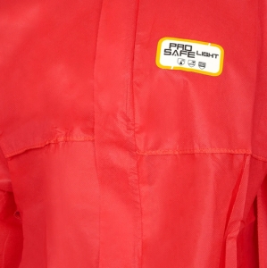Pro-Safe-Hygiene, SMS-Einweg-Overall, Schutzanzug, Einmal-Schutzoverall, 3lg, CE CAT III, Typ 5+6, rot, VE = 1 St�ck