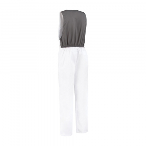 Hygiene Westenoverall Polyester/Baumwolle, 260g/m, wei