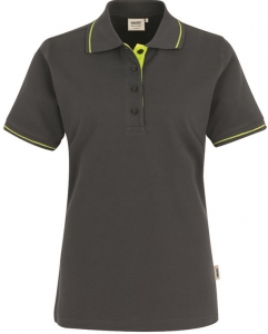 HAKRO-Jobwear, Damen-Poloshirt, Arbeitsshirt, Casual, anthrazit