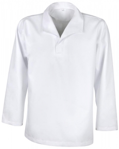 Teamdress-Jobwear, Food-HACCP-Schlupfhemd, Arbeits-Berufs-Hemd, Unisex, weiss