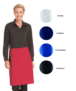 LEIBER-Jobwear, Vorbinder, Gastro-Arbeits-Berufs-Schrze, knigsblau