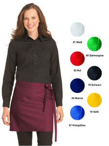 LEIBER-Jobwear, Vorbinder, Gastro-Arbeits-Berufs-Schrze, ca. 215g/m, schwarz